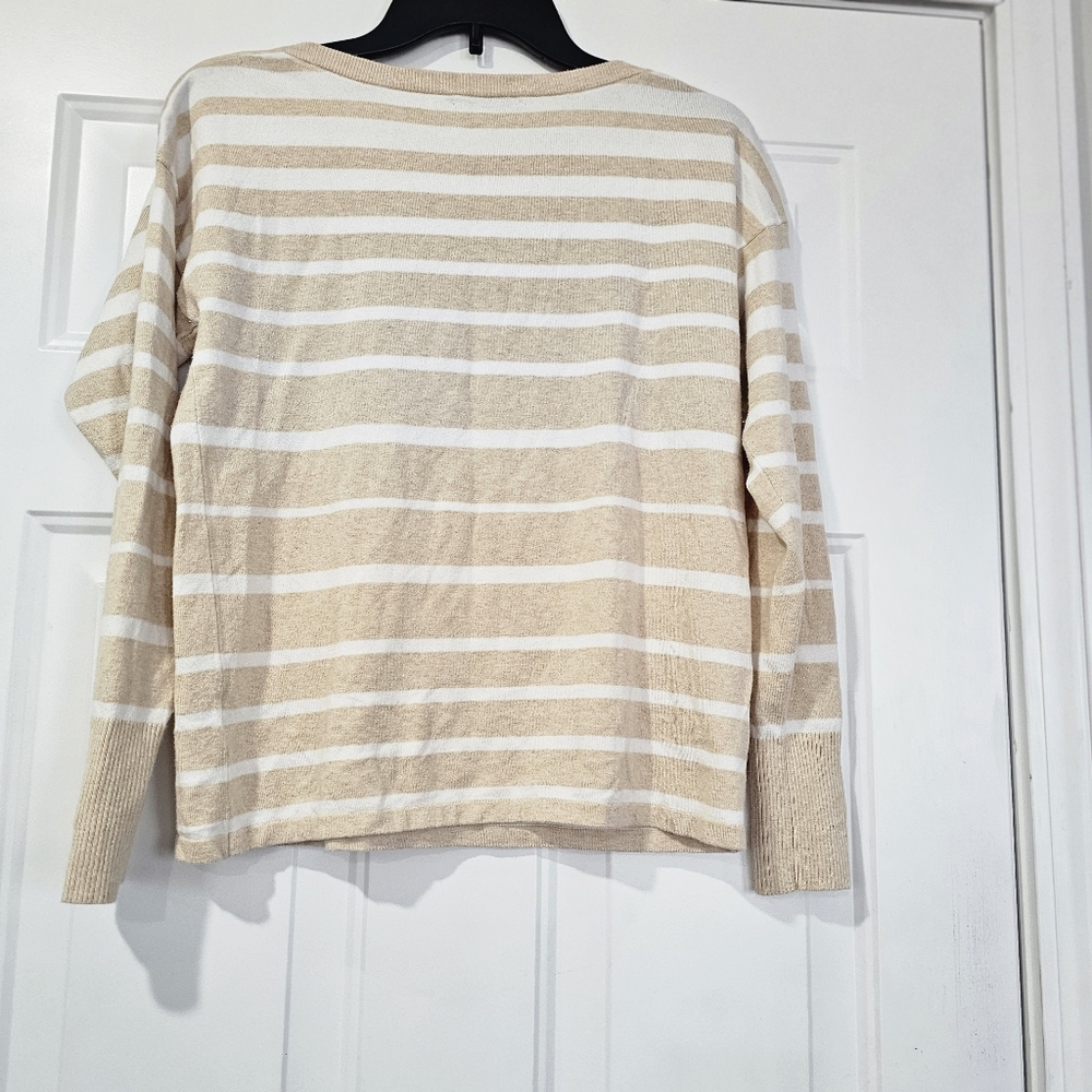 J Mclaughlin Pullover Striped Sweater Size Small - image 6
